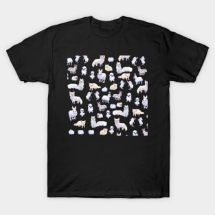 Snow white animal sticker bundle plus T-Shirt